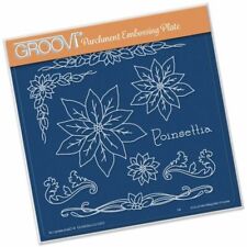 CLARITYSTAMP GROOVI Parchment Embossing Plate A5 GRO 148mm x 148mm CHRISTMAS