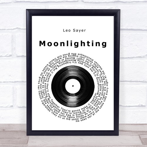 Moonlighting vinyl record song - moonlighting,