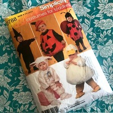 SIMPLICITY Sewing Pattern 2788 Fun Halloween & Easter Costumes for Toddlers