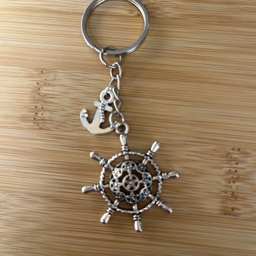 Nautical key ring gift - key,