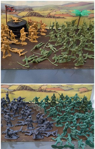 Plastic toy soldier job ww2 - toy,