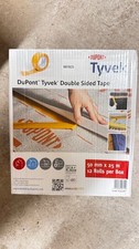 12 rolls Dupont Tyvek Housewrap  Acrylic Double Sided Tape 50mm x 25m