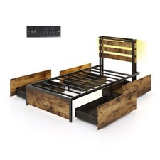 Twin Size Platform Bed Frame