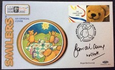 ROGER DE COURCEY, Ventriloquist, Nookie Bear, Rat, Signed 22.5.2000 Smilers FDC