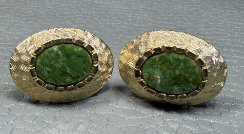 Vintage jade yellow gold - vintage,