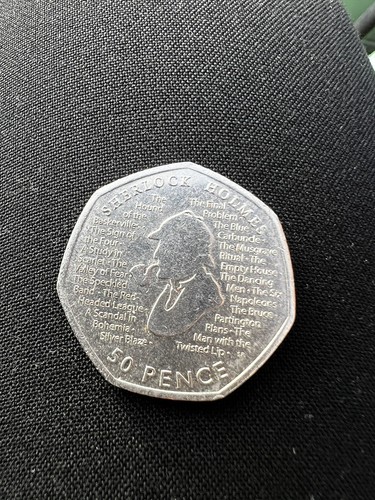 2019 sherlock holmes 50p - 2019,