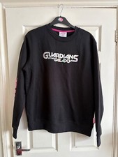 Marvel Unisex xl Guardians of the Galaxy jumper in black with graphic on back