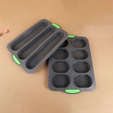 3/8 Grids Non-Stick Baking Mould Tray DIY Heat Resistant Bread Pastry Mold