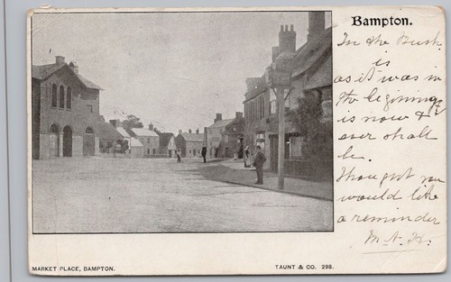 Bampton market place - bampton,