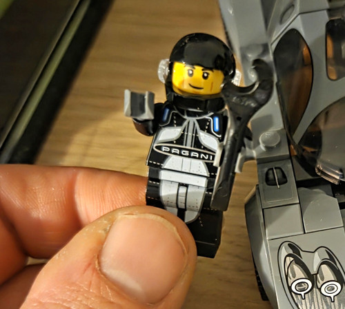 Lego minifigure pagani - minifigure, racing