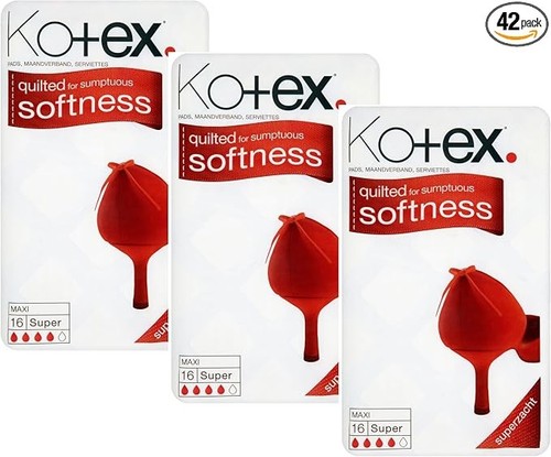 White kotex maxi super - white,