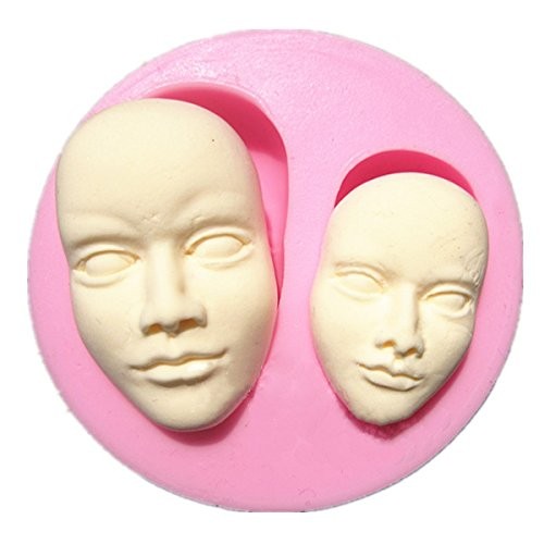 Human face silicone fondant - silicone,