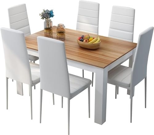 Durable dining table set for - table, 6