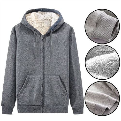 Mens sherpa fleece - fur, lined