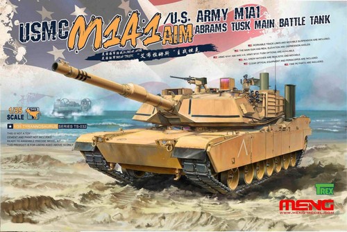 Meng model abrams m1a1 - 1/35,