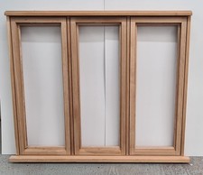 Wooden Timber Window Solid Oak Hardwood Traditional Flush Casement 1770x1515mm