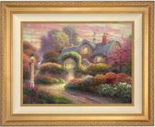 Thomas Kinkade Rosebud Cottage