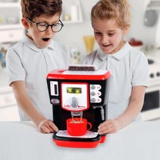 Kids Pretend Play Coffee Machine Set Maker Coffe Kitchen Electronic Toy Game 