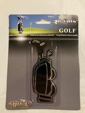 5" golf club bag auto car sticker emblem - show your Love Of The Game!!