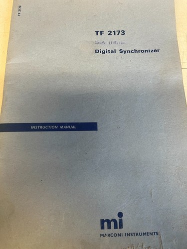 Marconi instruments tf2173 - marconi,