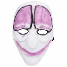 Pink Clown Mask - Fancy Dress