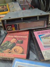 Vintage Radio Mobile 8 Track Player 102s Complete with Speakers and 13 Tapes VGC
