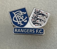 Very Rare & Collectable Glasgow Rangers Supporter Enamel Badge Wear With Pride