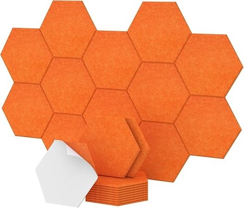 Orange hexagon self - ,