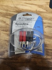 Lightning Audio 8-gauge Narrow Barrier Spades (LB8B model).