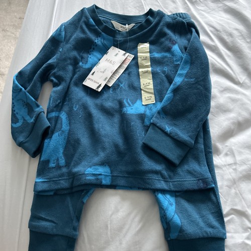 Boys fleece dinosaur - m&s,