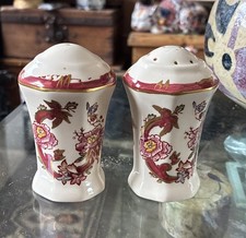 Mason’s Mandalay  Red Vintage Salt & Pepper Shakers