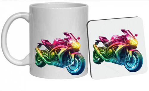 Personalised motorbike coffee - personalised,
