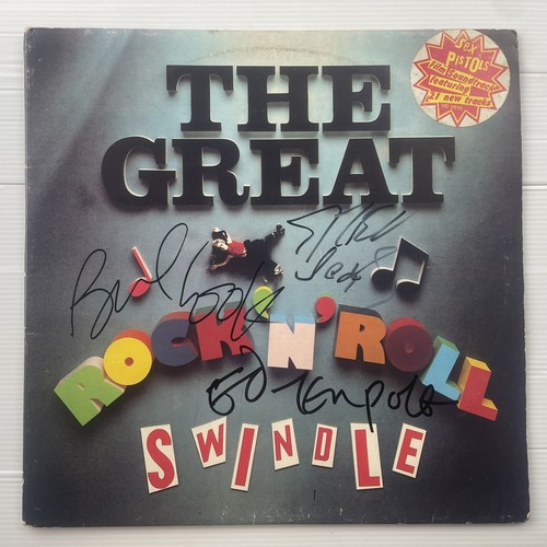 Signed sex pistols steve - signed,