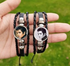 Black Leather cord Elvis