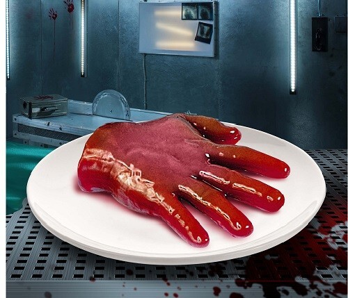 Hand jelly mould halloween - jelly,