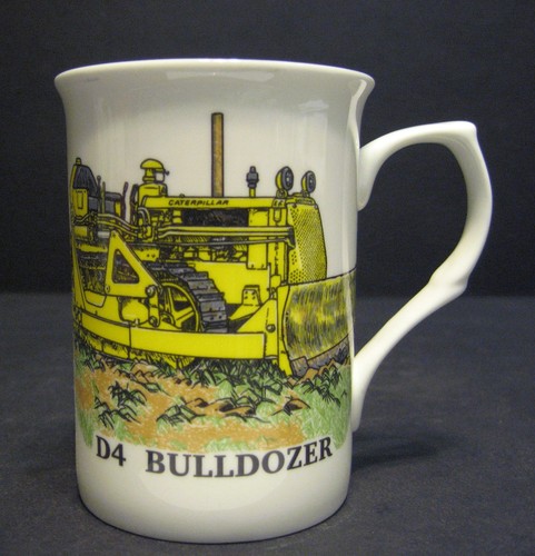 Mug caterpillar bulldozer - mug, d4