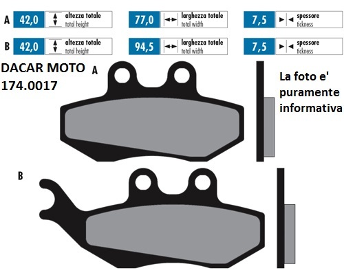 174 0017 brake - 174.0017, original