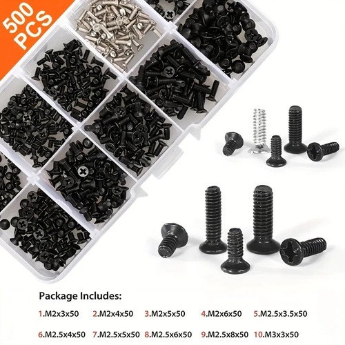 500pcs computer screw set kit - 500pcs,
