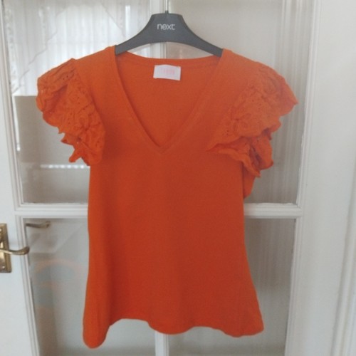 Orange savida blouse with - orange,