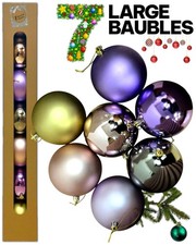 7 PCS LARGE CHRISTMAS BAUBLES