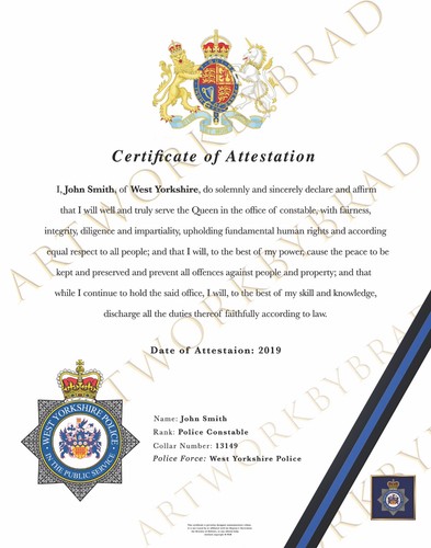Personalised police - personalised,