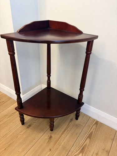 Vintage mahogany finish corner - vintage,