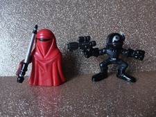Star Wars Galactic Heroes Royal Guard and Imperial  Gunner figures Hasbro 2007 