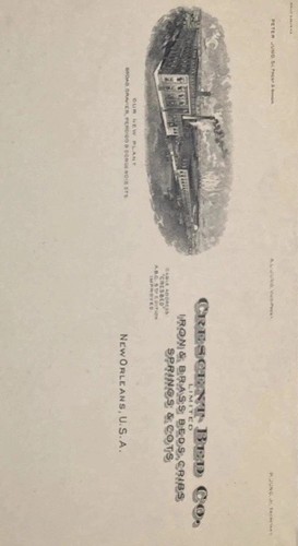 Crescent bed unused - crescent,