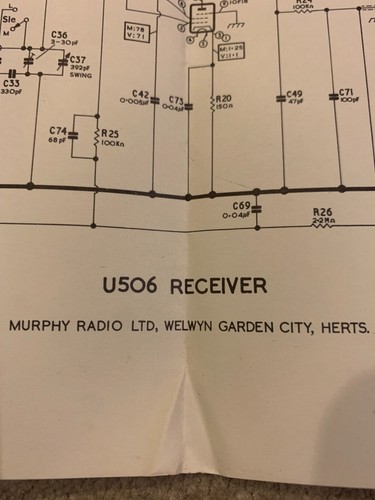 Murphy radio circuit only u506 - murphy,