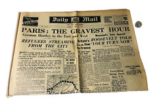 News Paper Daily Mail War Time