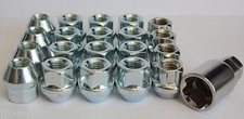 16 X M12 X 1.5 OPEN END WHEEL NUTS & LOCKING FITS HONDA ACCORD AVANCIER ESTATE