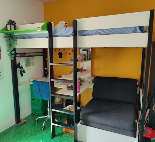 High bed stompa uno with - high,