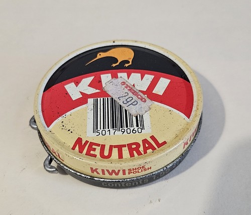 Kiwi brown shoe polish - kiwi, tin