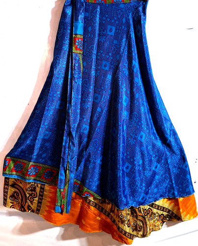 Pcs sari wrap skirt - sari,